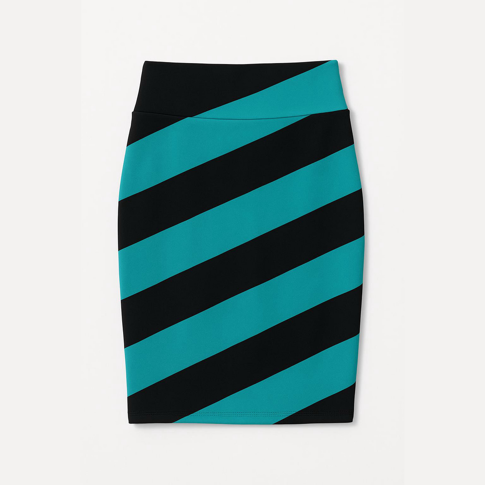 Lularoe striped green and blue skirt